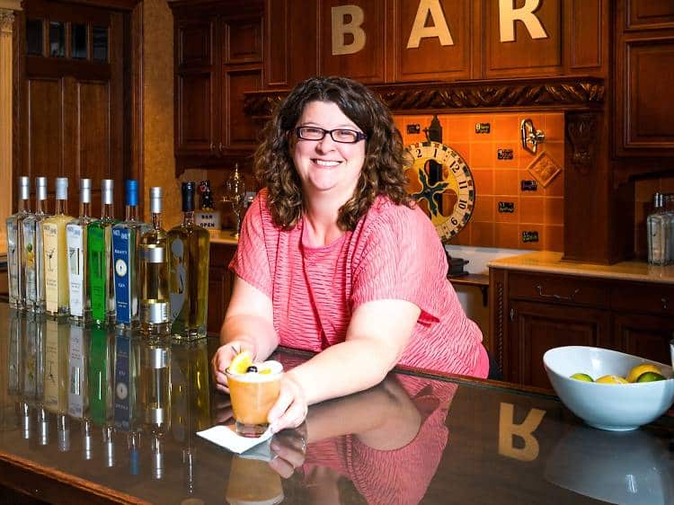 Sonja Kassebaum with North Shore Distillery