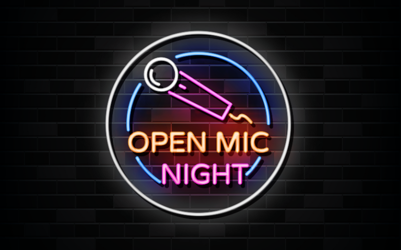 Poster for do not submit: open mic storytelling night