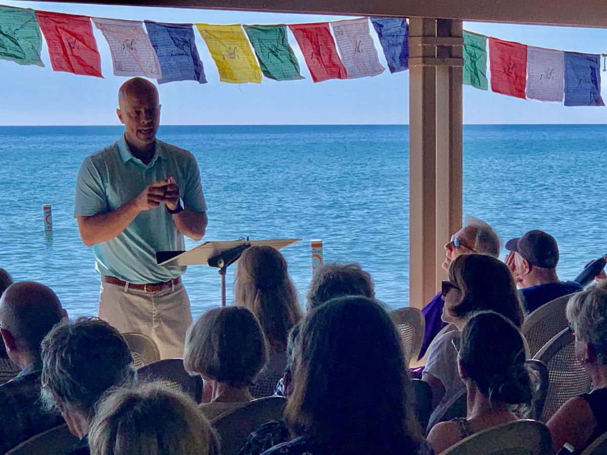 Community Church Beach Service