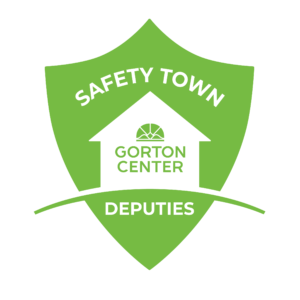 Bright Green Logo for Safety Town Deputies