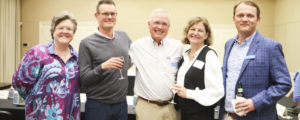 Gorton center board members posing together in a line