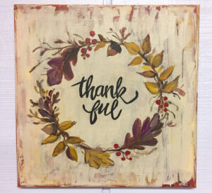 kids art giving thanks