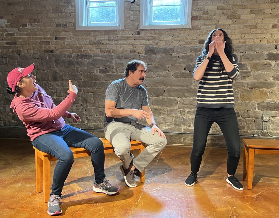 Actors doing improv