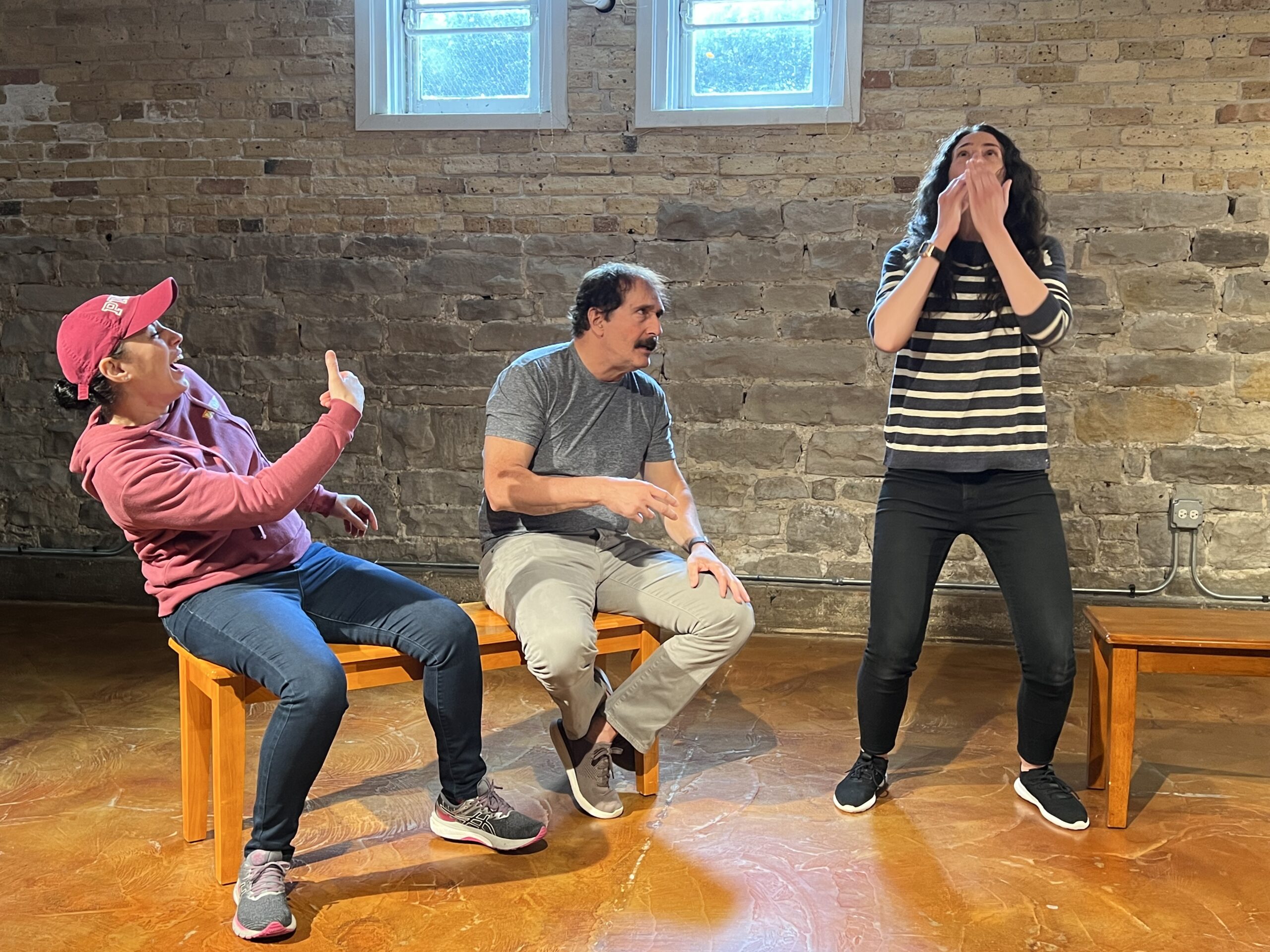 Actors doing improv