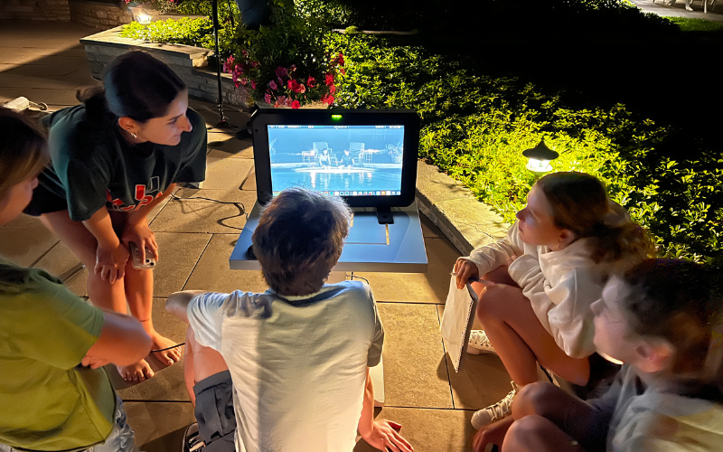 new media hs camp night