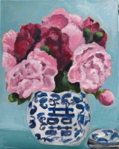Peony Painting