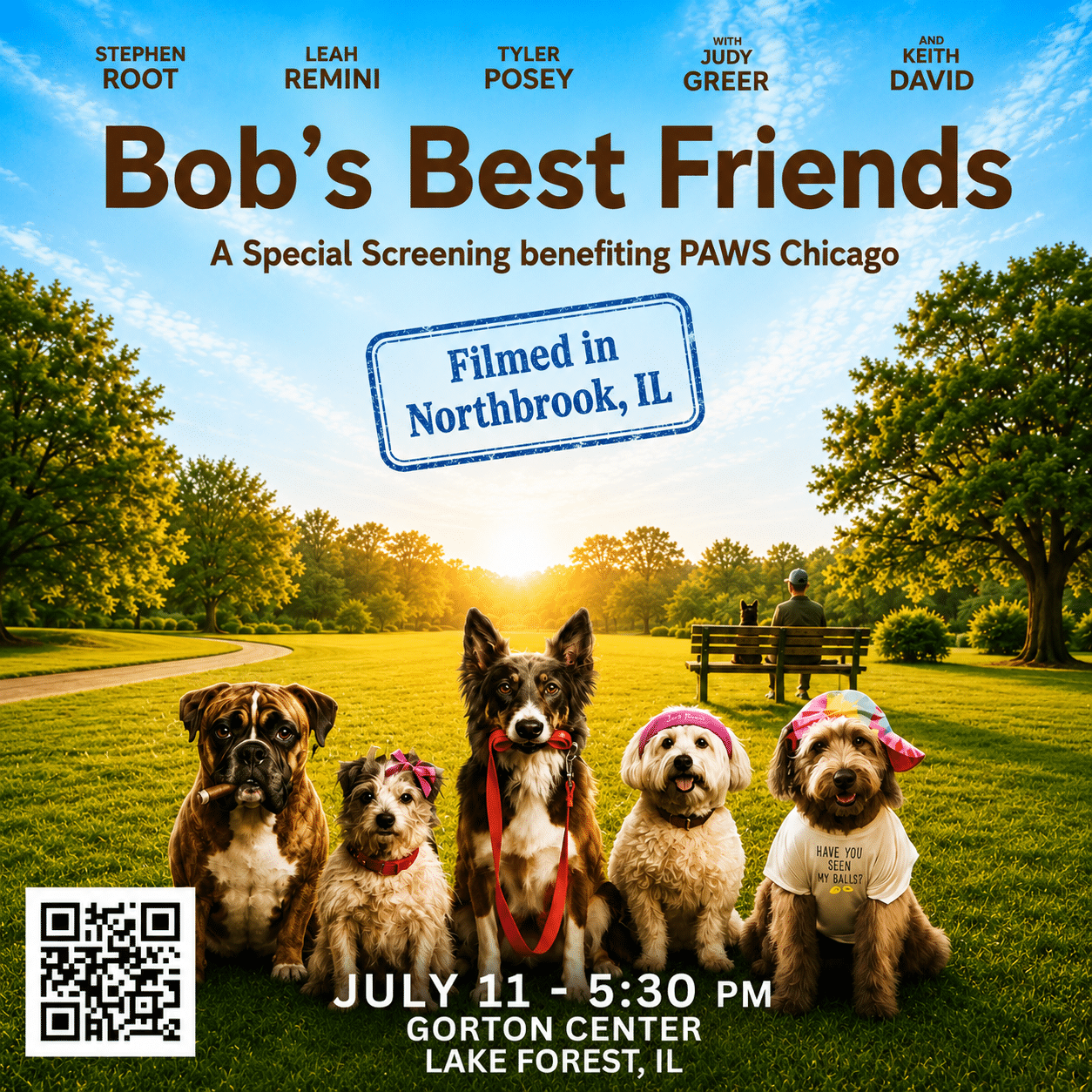 Bob’s Best Friends Film and PAWS Benefit