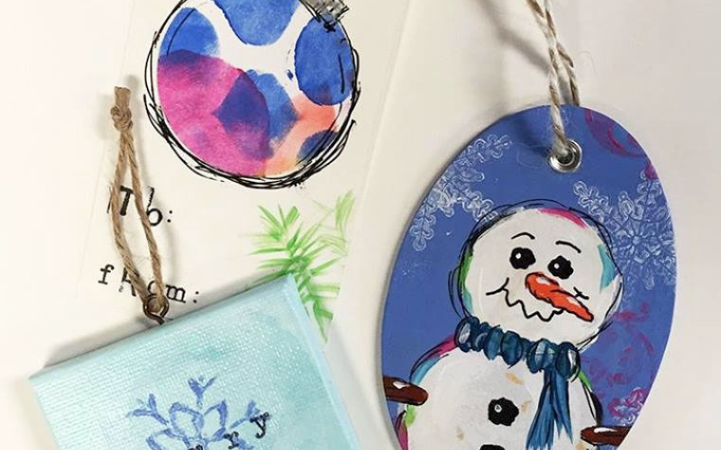 ornament gift tag sized